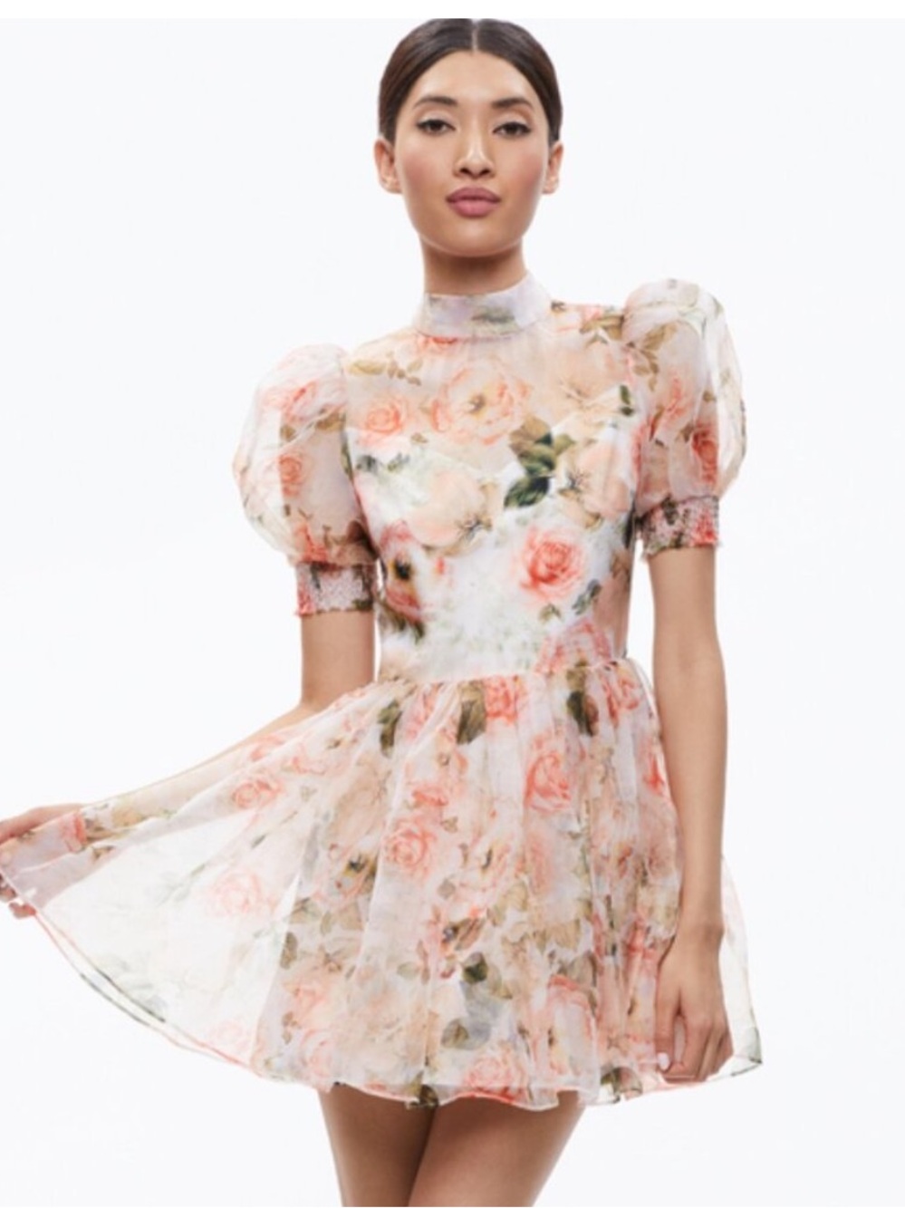 Alice + Olivia Vernita Party Dress in Morningside Floral